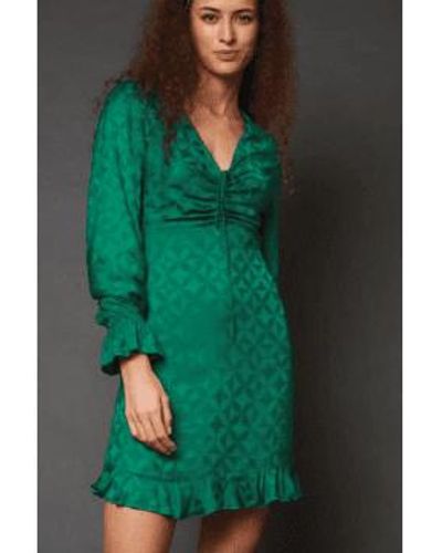 Idano Garden Printed Candy Dress Size 1 - Green