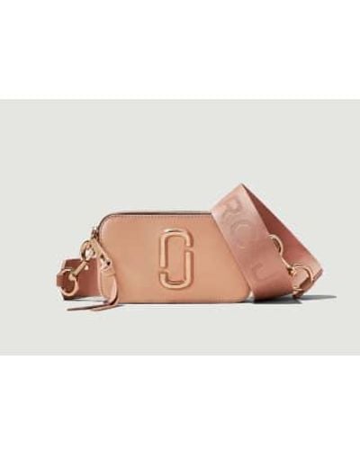 Marc Jacobs The Snapshot Dtm Leather Crossbody Bag - Pink