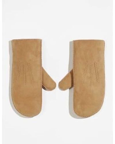 Bellerose Son Gloves S/m - Natural