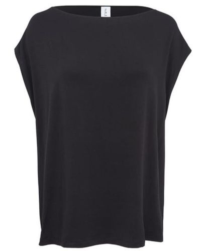 Varley Emmett Tee Top T-Shirt mit ausgeschnittenem Rücken Black Gym Sports Active Wear - Schwarz
