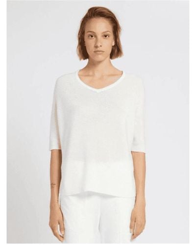 Marella Wool White Jedy Sweater - Bianco