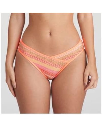 Marie Jo Almoshi Bikini Briefs Large - Orange