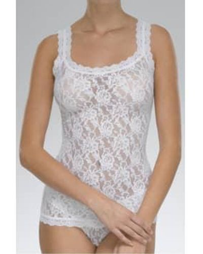 Hanky Panky Signature Lace Classic Camisole In - Bianco