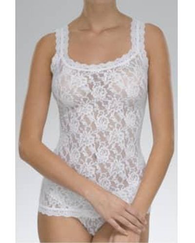 Hanky Panky Camisole classique en ntelle signature en blanc