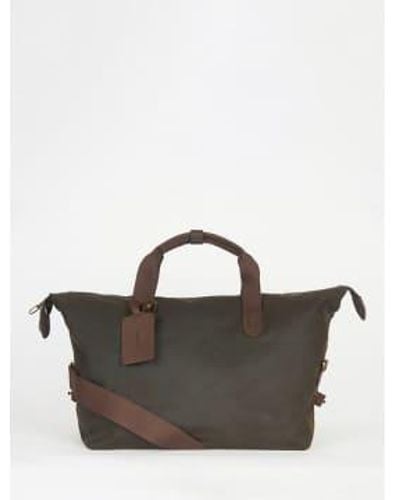 Barbour Olive Islingon Holdall -Tasche - Mehrfarbig