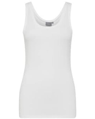 B.Young Byoung Pamila Vest Top - Bianco