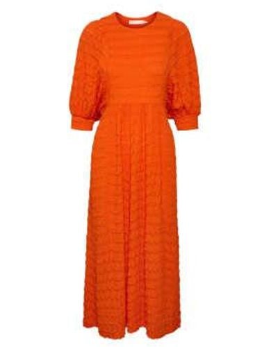 Inwear Zabelleiw Dress Uk 6 - Orange