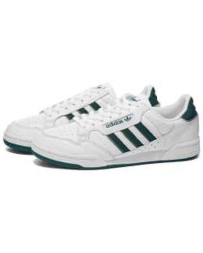 adidas Originals Herren Continental 80 Stripes Trainer - Weiß