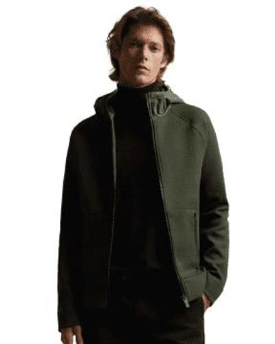 Ecoalf Grisalf treater sweater hoody deep - Noir