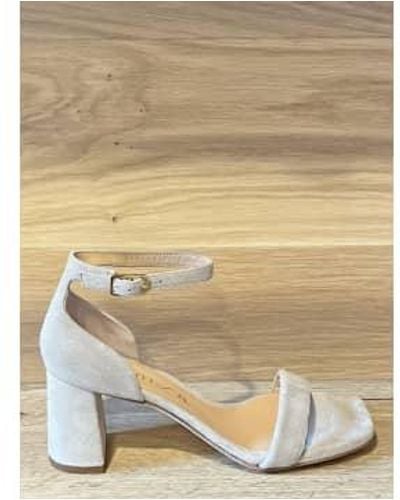 Unisa Minot heeled sandals ecruu - Mettallic
