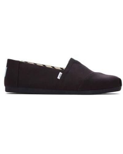 TOMS Mens recycled canvas on - Schwarz