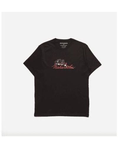 Maharishi Embroidered T-shirt Cotton - Black