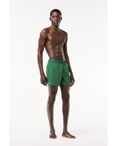 Lacoste Mens Lightweight Swim Shorts - Verde