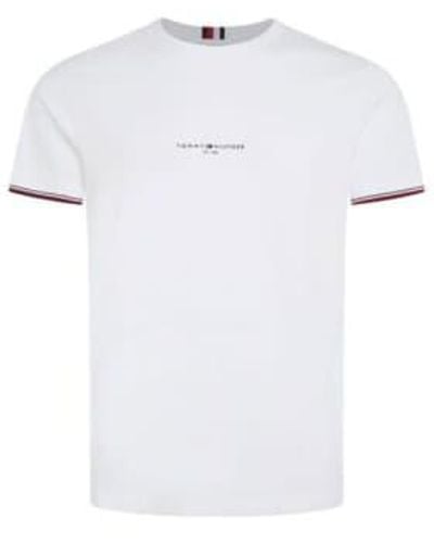 Tommy Hilfiger T-shirt Mw0mw32584 Ybr S - White