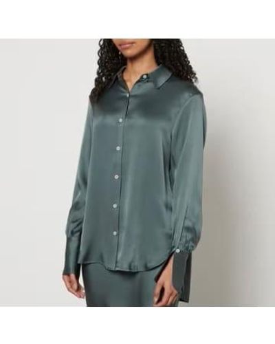Anine Bing Monica Shirt Xs / Dark Sage - Green