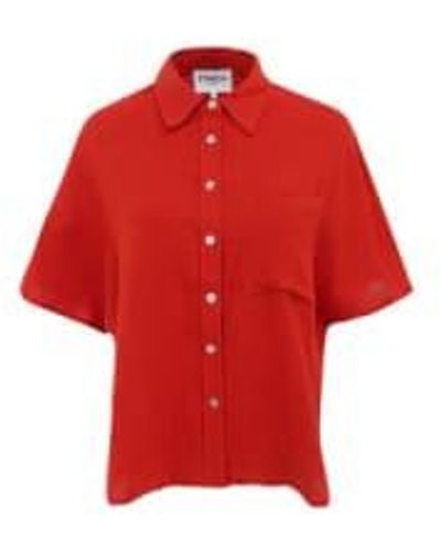 FRNCH Elanore Bluse - Rot