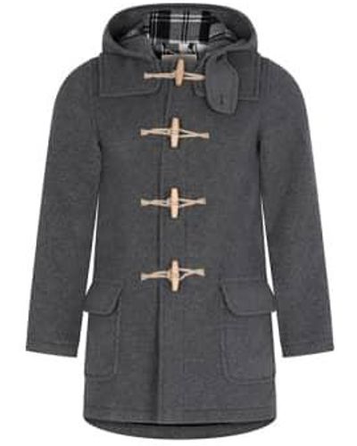 Burrows and Hare Water Repellent Duffle Coat Grey Xl
