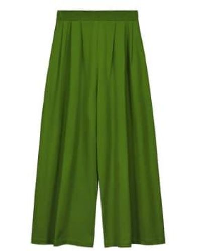 Kowtow Heavy Drape Trousers Garden - Green