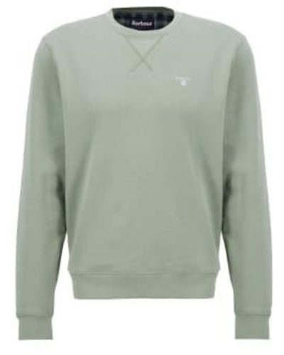 Barbour Ridsdale Crew-neck Sweatshirt Agave L - Green