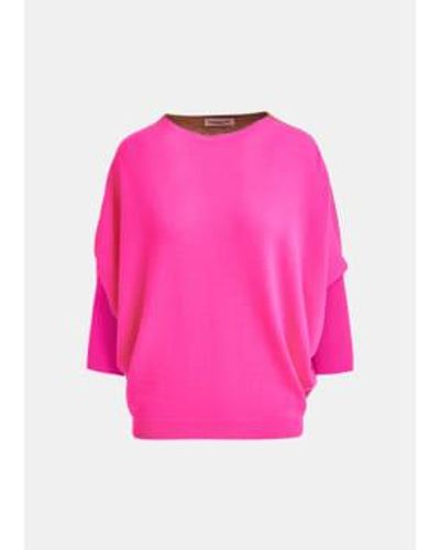 Essentiel Antwerp Excess Merino Cashmere Knit S / - Pink