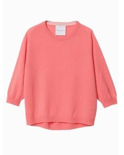 Delicate Love Salmon Sunny Cashmere Knit Uk 14 - Pink