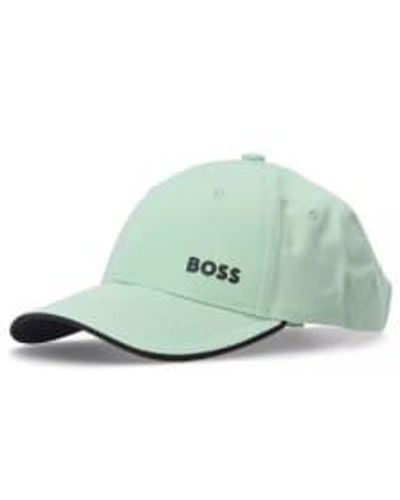 BOSS Boss Cap Bold Open Cotton Twill Cap With Printed Logo 50505834 388 - Verde