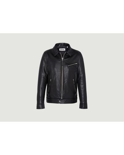 Schott Nyc Montana Leather Jacket 1 - Nero