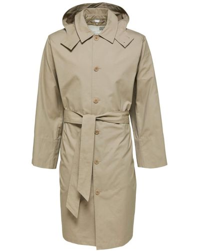SELECTED Borg Trench Coat - Neutre