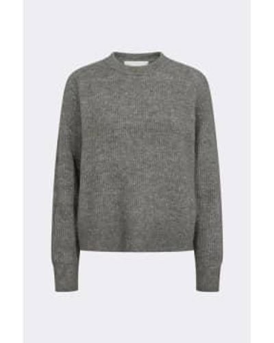 Levete Room Knitted Sweater Xs - Gray