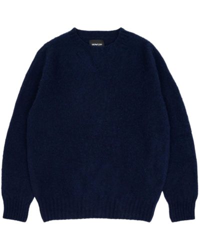 Howlin' Nacimiento l suéter lana fresca marina - Azul