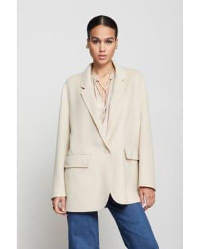 Ottod'Ame Blazer en laine - Neutre