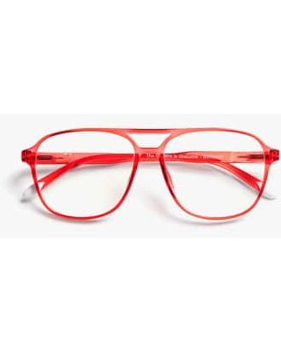 Barner | Brad Light Glasses Glossy Radiant Red Neutral
