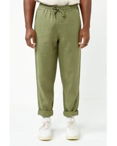 Kings Of Indigo Four Leaf Clover Martin Trousers / L - Green