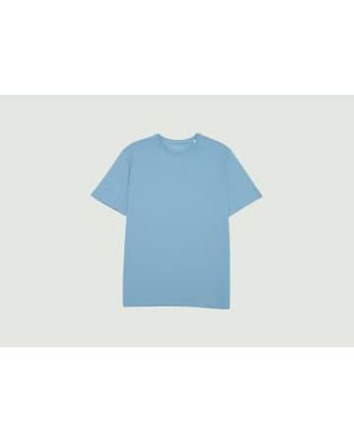 Knowledge Cotton Basic Regular T-shirt Xl - Blue