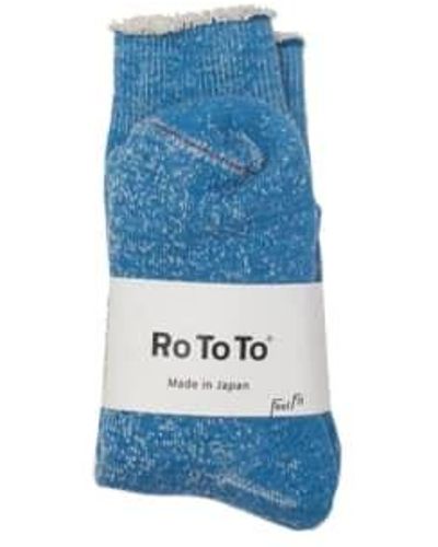 RoToTo Double Face Socks L - Blue