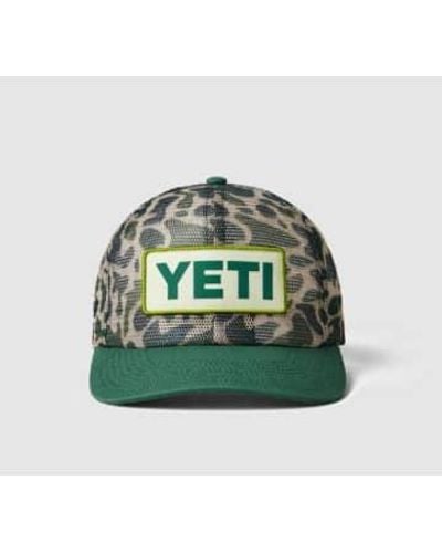 Yeti Camo Mesh Hat Green - Vert