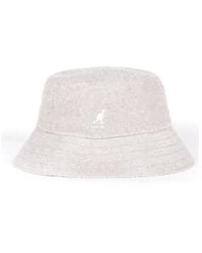 Kangol Bermuda Bucket Hat Moonstruck Large - White