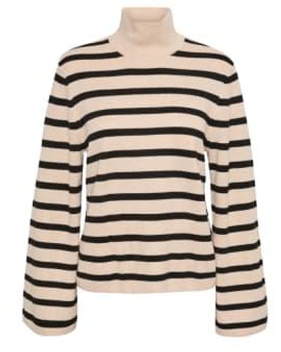 Inwear Sand And Black Musette Pullover M