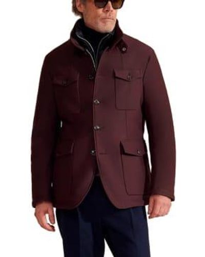 Montecore Oxblood Ultra High Density Fabric Winter Jacket 54 - Red