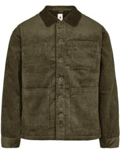 Anerkjendt Forest Night From Benny Worker Cord Jacket - Verde