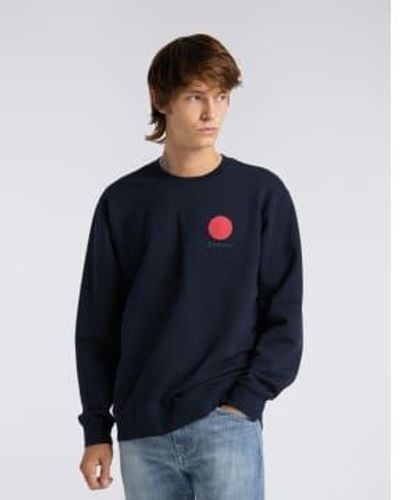 Edwin Japanese sun sweatshirt - Blau