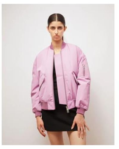 Brixtol Textiles Francesca Smokey Grape Jacket Xs - Pink
