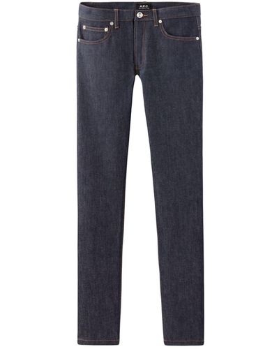 A.P.C. Petit New Standard Raw Denim Indigo Jeans - Blau