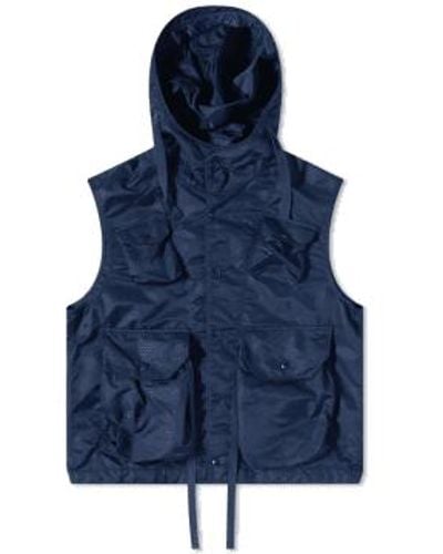 Engineered Garments Field Vest Navy - Blu