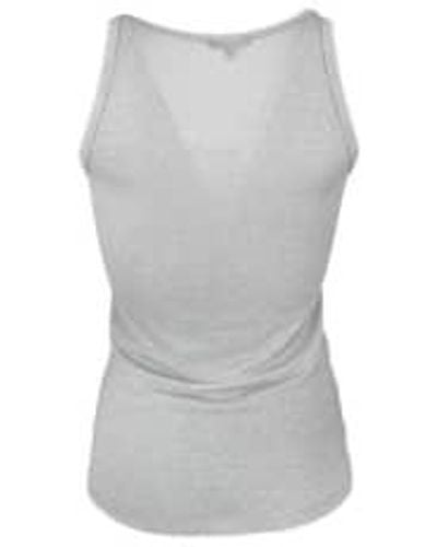 Black Colour Faye Vest Top S/m / - Gray