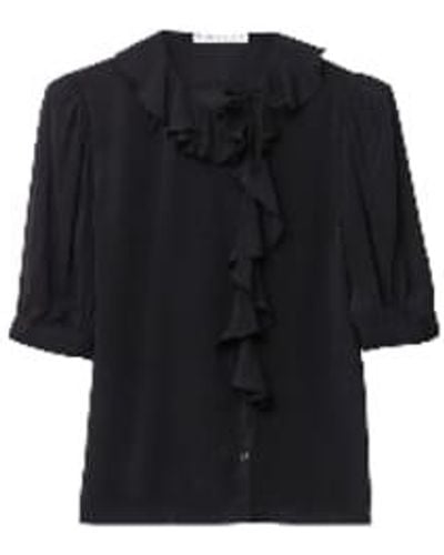 Rodebjer Xilla Silk Shirt - Nero