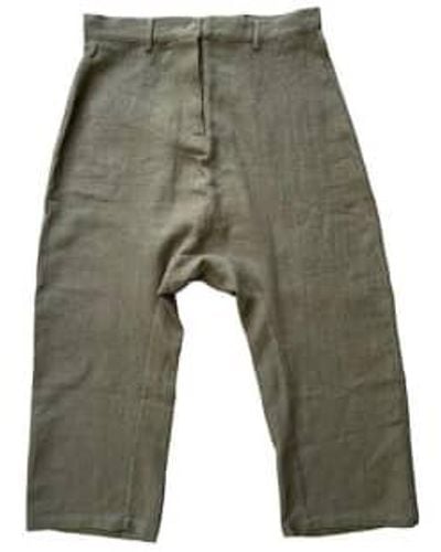 WINDOW DRESSING THE SOUL Olive Wdts Charlie Trousers S - Green