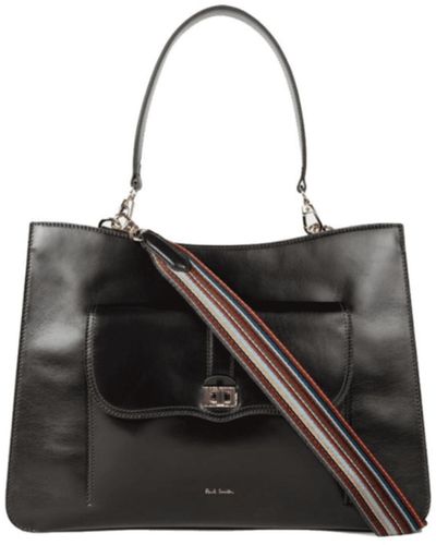 Paul Smith Dark Double Leather Bag W1A 7827 Mbrsat390 - Nero