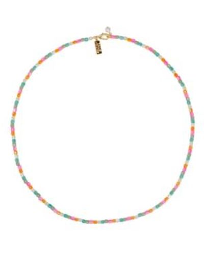 Talis Chains Capri Shell Bead Necklace Rainbow One Size - Metallic
