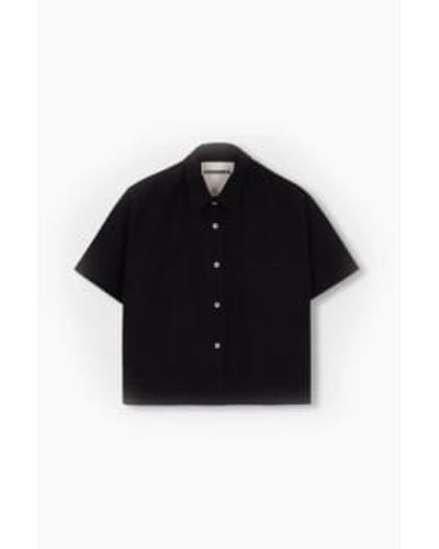 Cordera Cropped Shirt One Size - Black